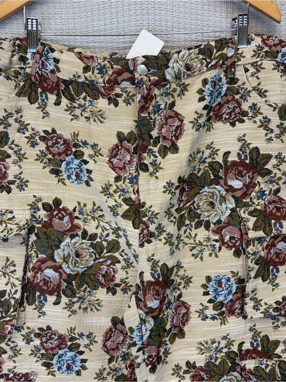 NWT Daisy Tapestry Women’s Wide Leg Pants 2X Floral Cargo Boho Baggy Festival - Picture 2 of 12